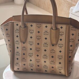 MCM Two Toned Tote Excellent Condition